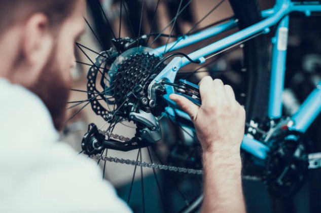repair bicycle from home
